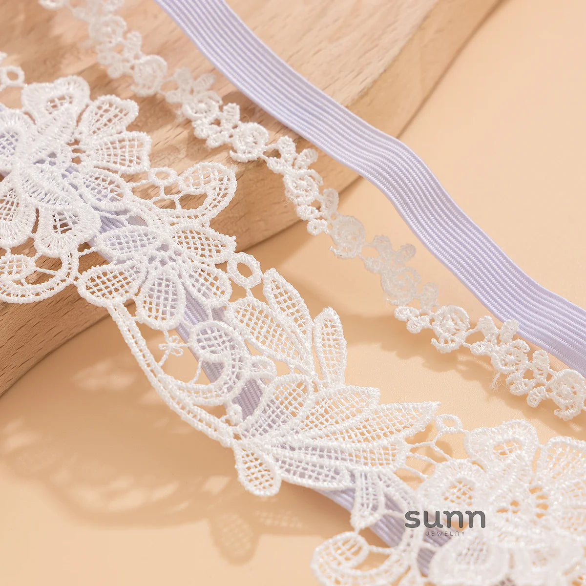 Avila Lace Thigh Chain Set