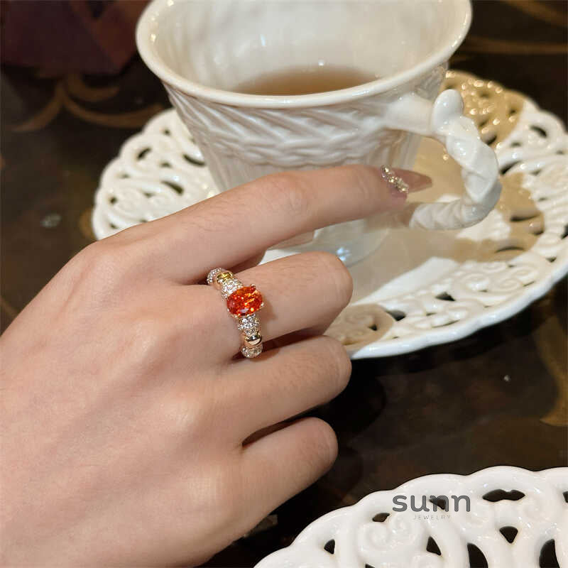 Aviva Iridescent Gemstone Open Ring [WYQTUEUX]