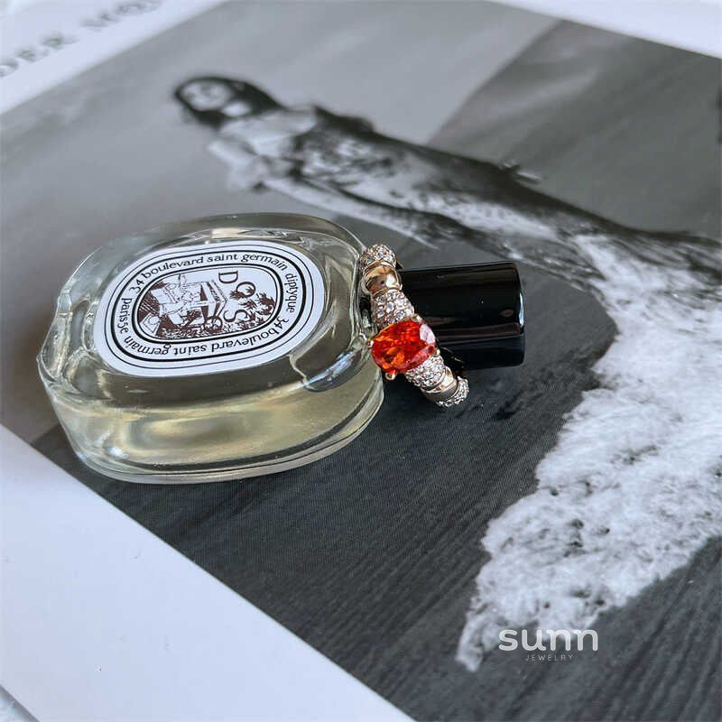Aviva Iridescent Gemstone Open Ring [BWSTH9LI]