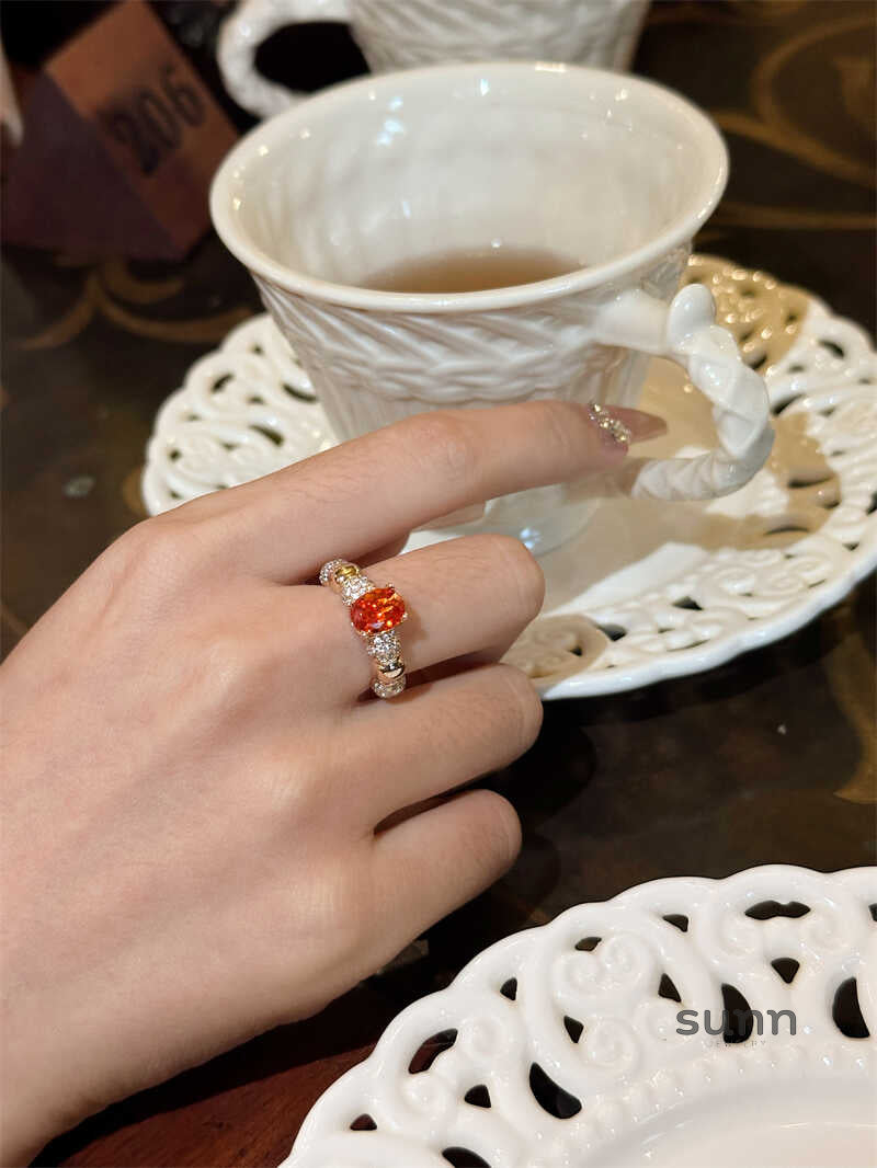 Aviva Iridescent Gemstone Open Ring [PD0ZGEZP]