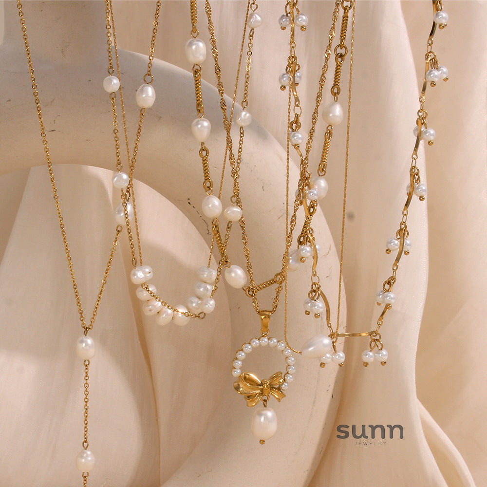 Avni Delicate Pearl Necklace [08DLTMSP]