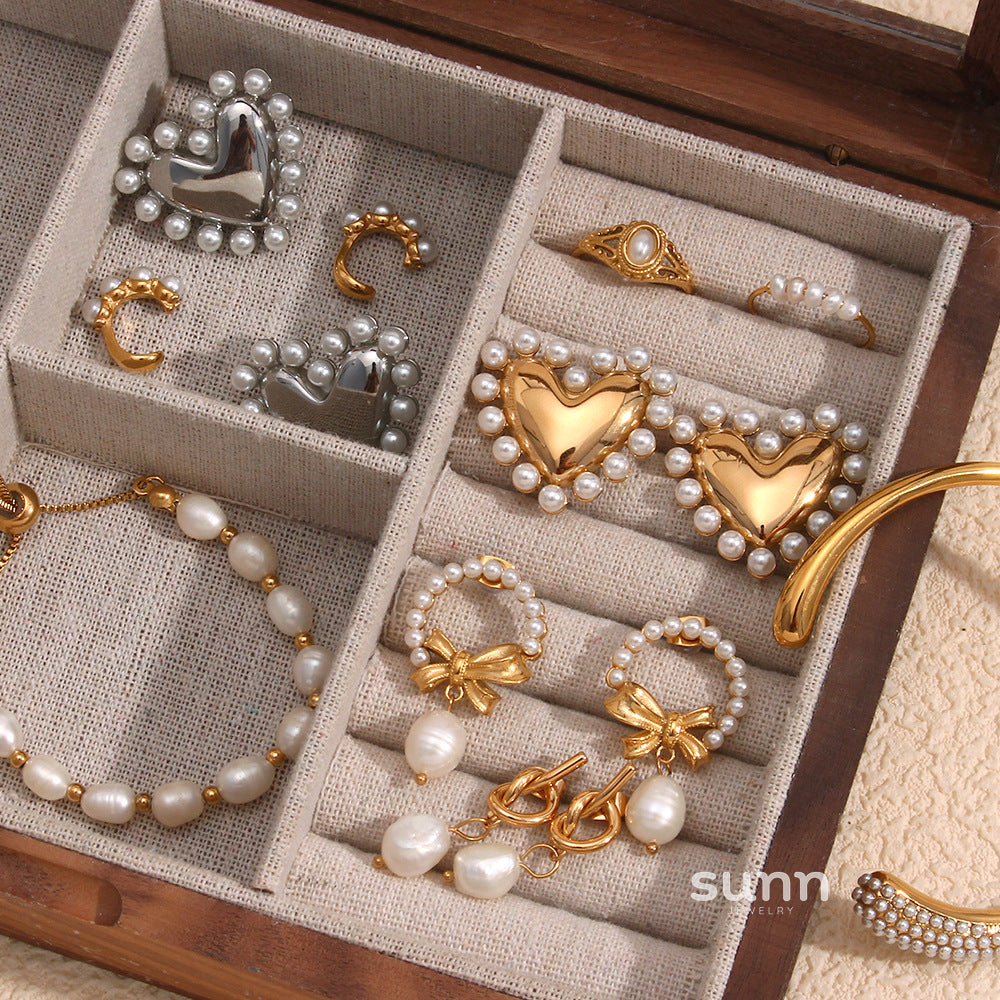 Avni Delicate Pearl Necklace [18K20UXB]