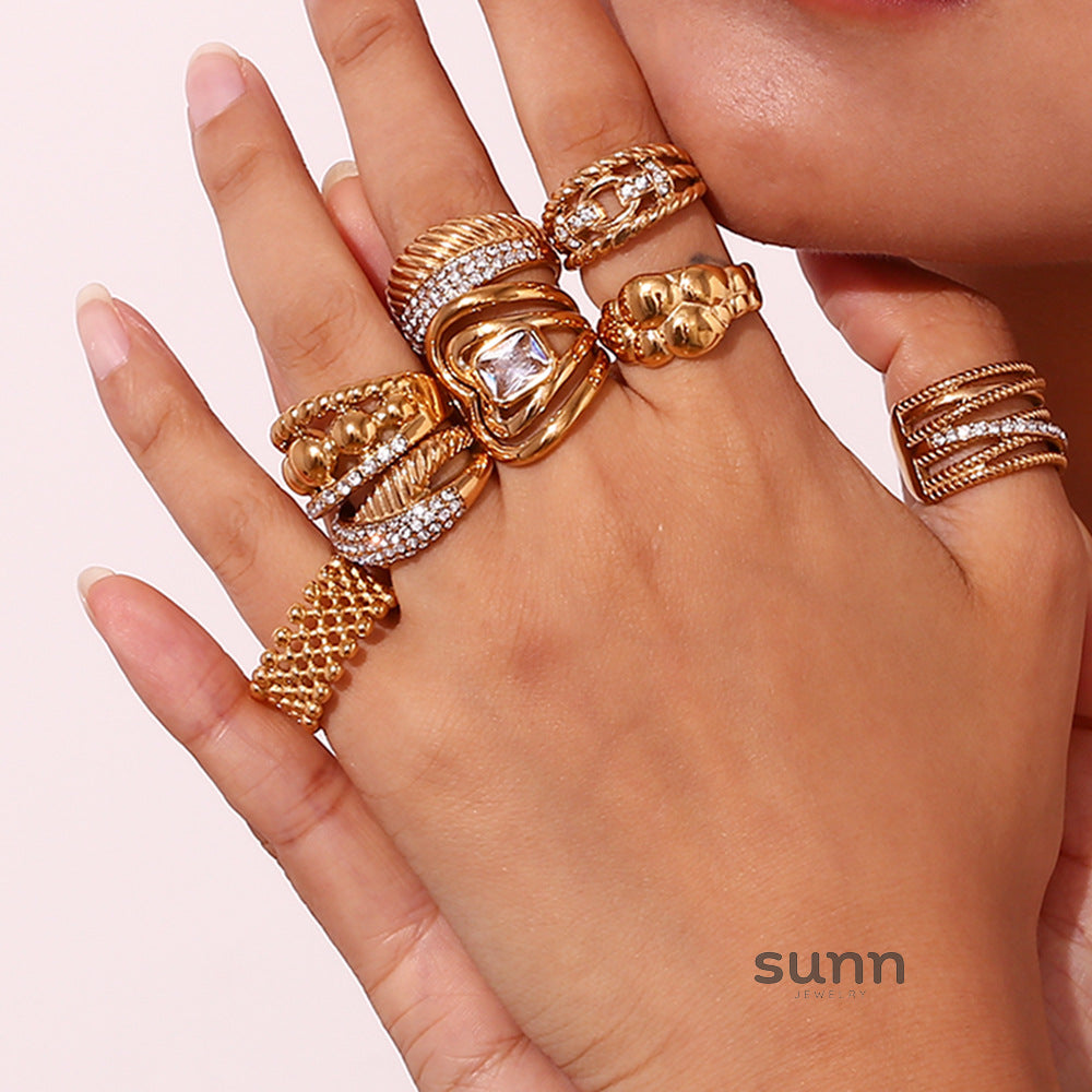 Avri Geometric Ring Collection [CMXKJNN6]