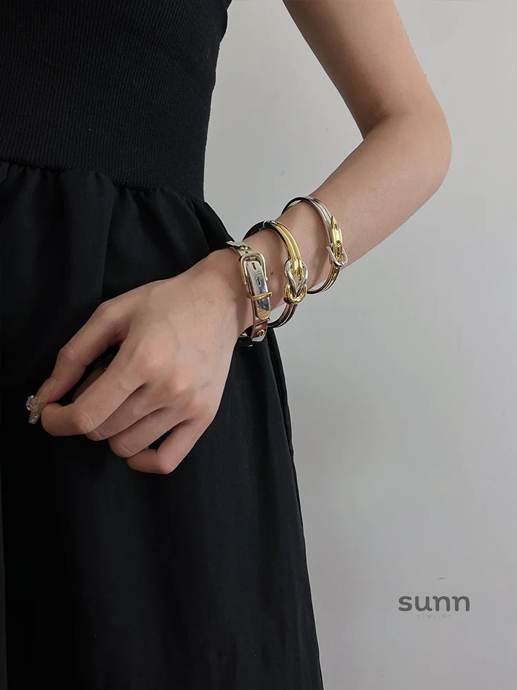 Avrie Modern Cuff Bangles