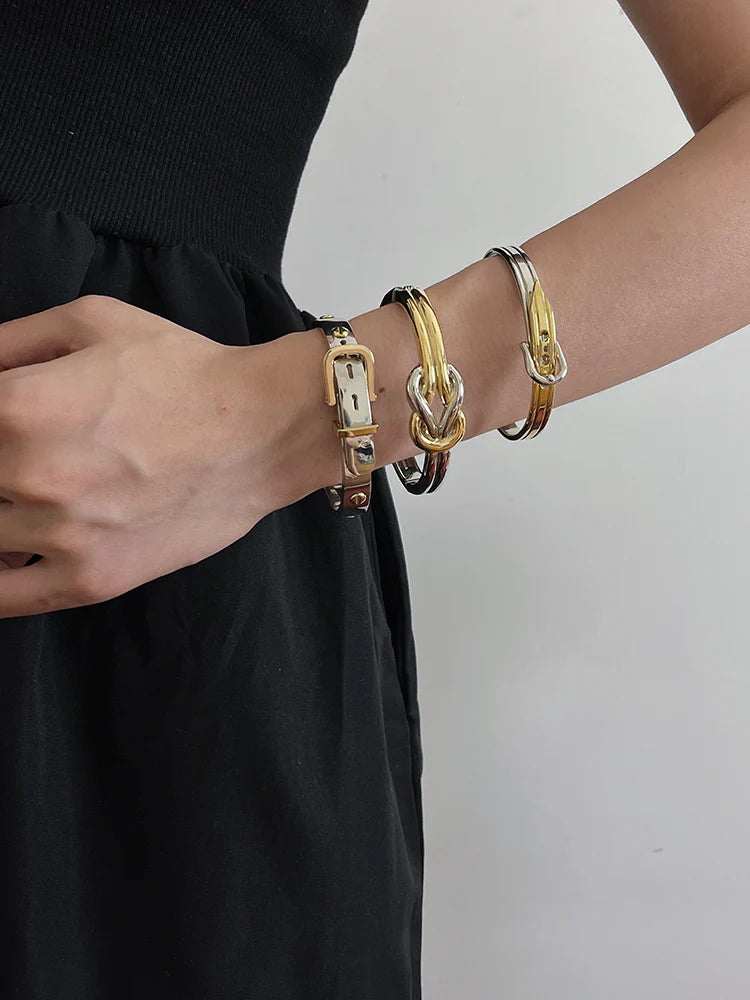 Avrie Modern Cuff Bangles