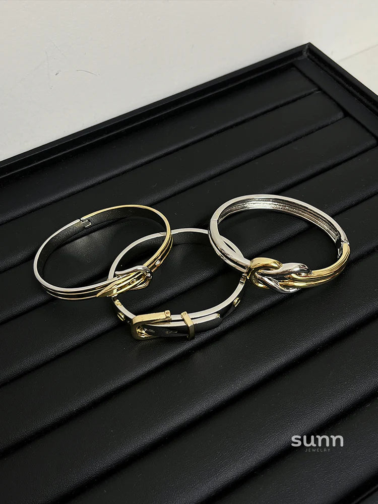 Avrie Modern Cuff Bangles