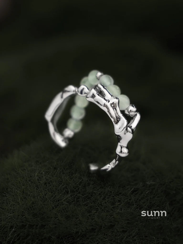 Aya Adjustable Gemstone Ring
