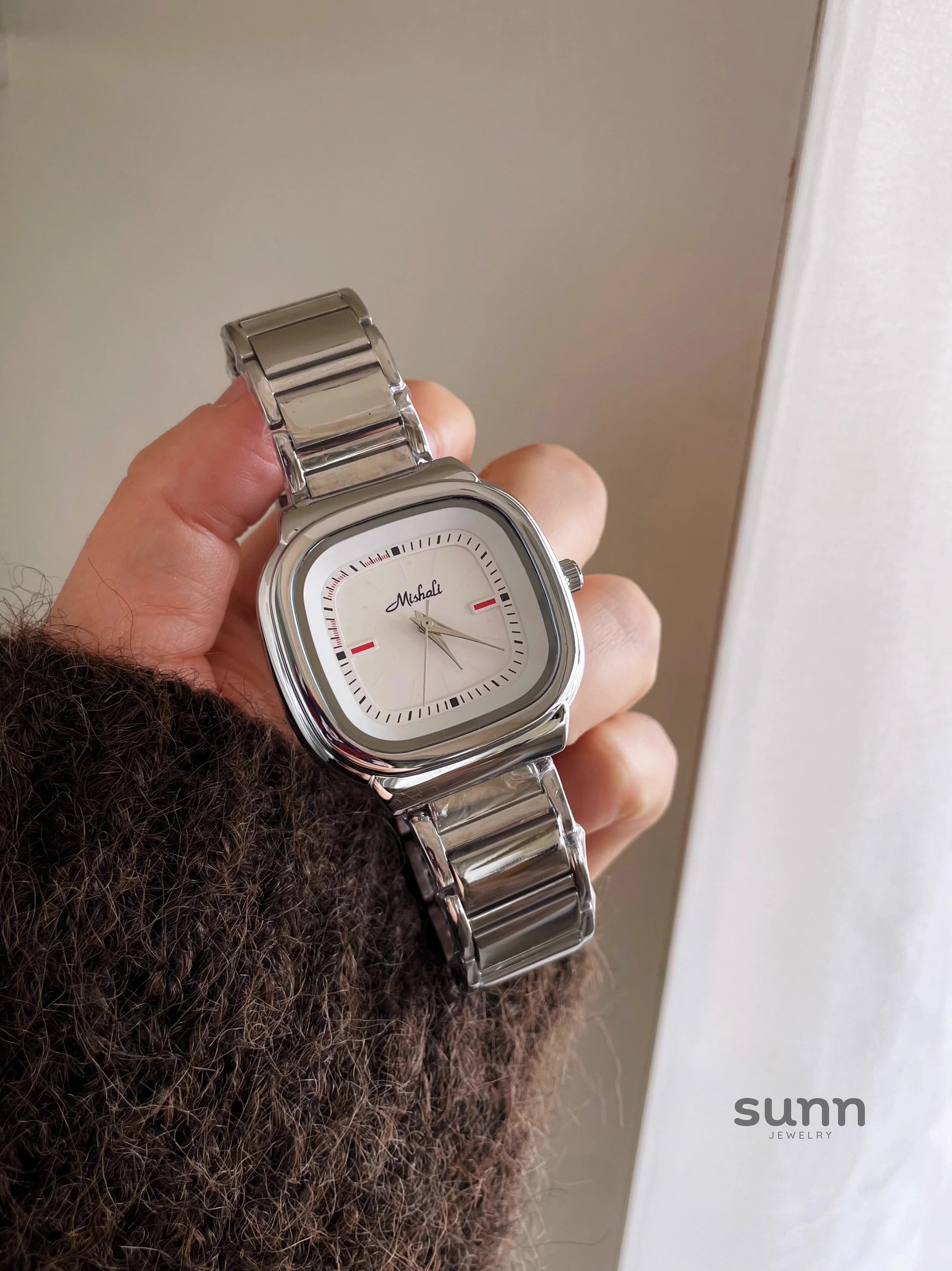 Ayaana Square Steel Watch