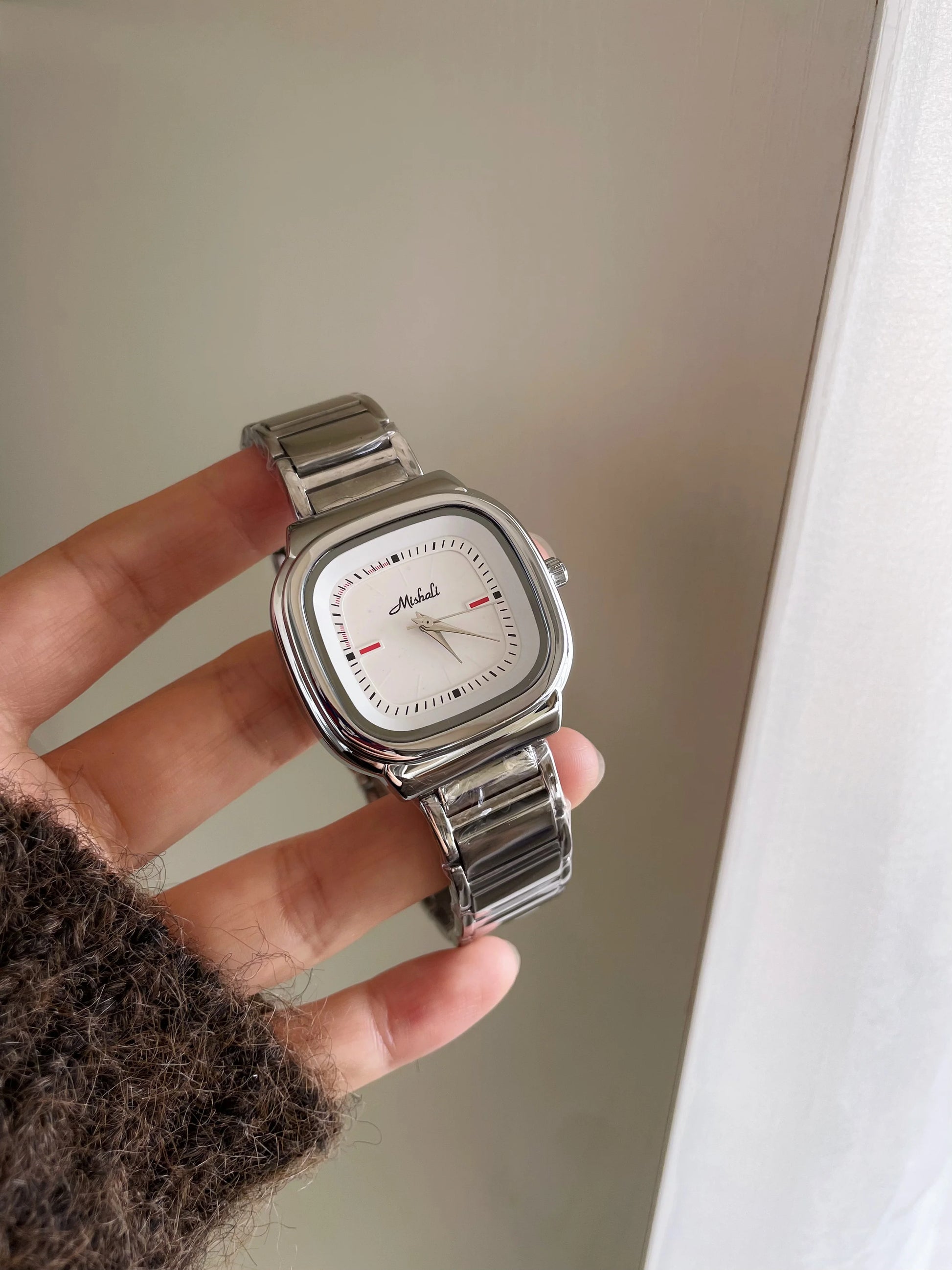 Ayaana Square Steel Watch