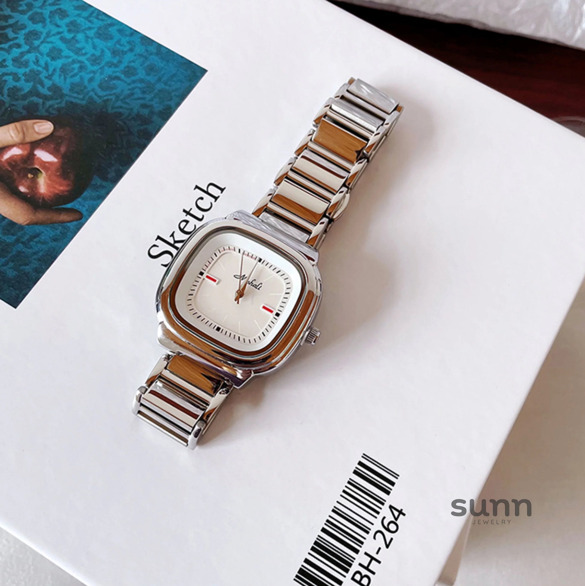 Ayaana Square Steel Watch
