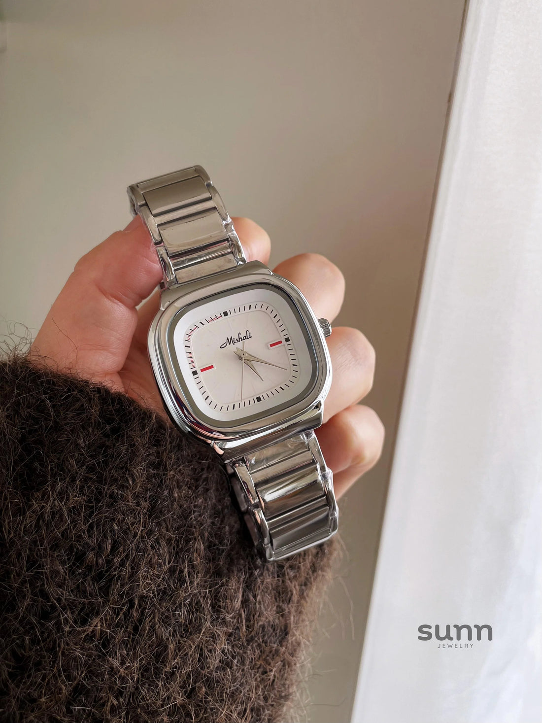 Ayaana Square Steel Watch