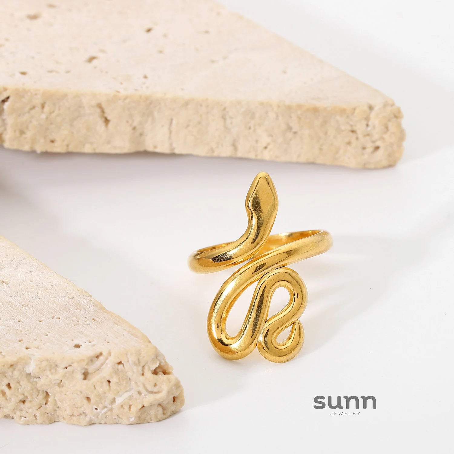 Ayaat Chic Snake Open Ring