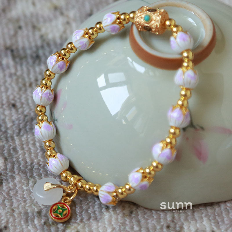 Ayaat Enamel Bloom Bracelet [STPZ8OV9]