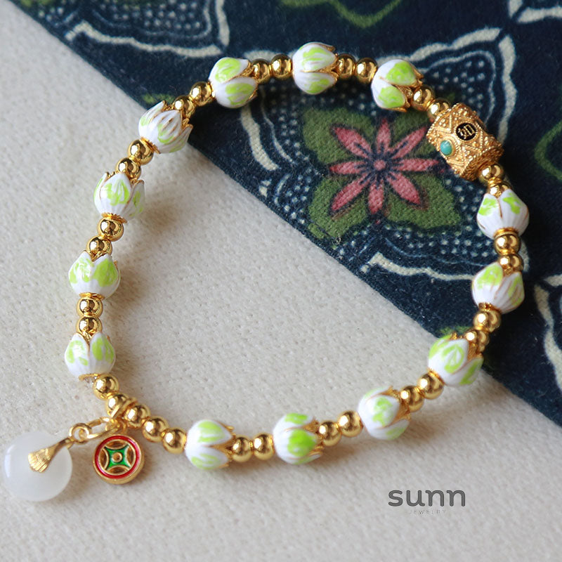 Ayaat Enamel Bloom Bracelet [N63VJD64]
