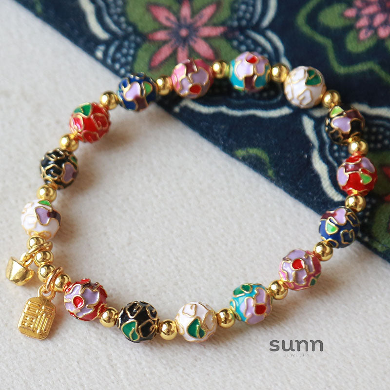 Ayaat Enamel Bloom Bracelet [SMLIKIOT]