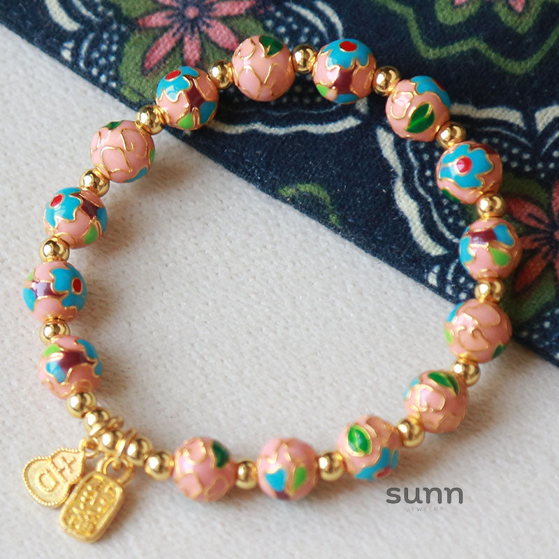 Ayaat Enamel Bloom Bracelet [V40TZGXG]