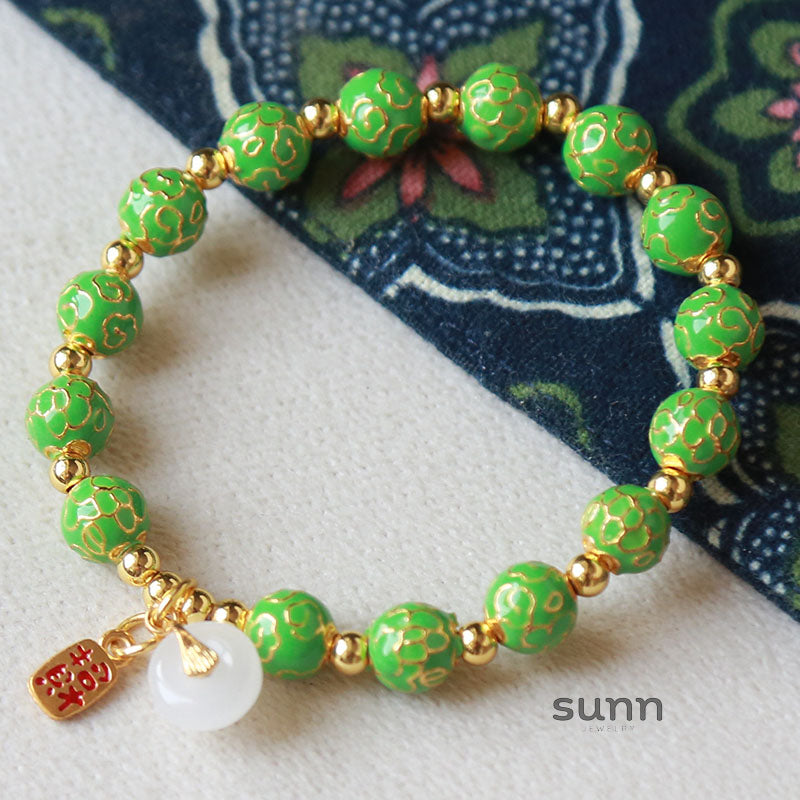Ayaat Enamel Bloom Bracelet [O3MIRBHT]