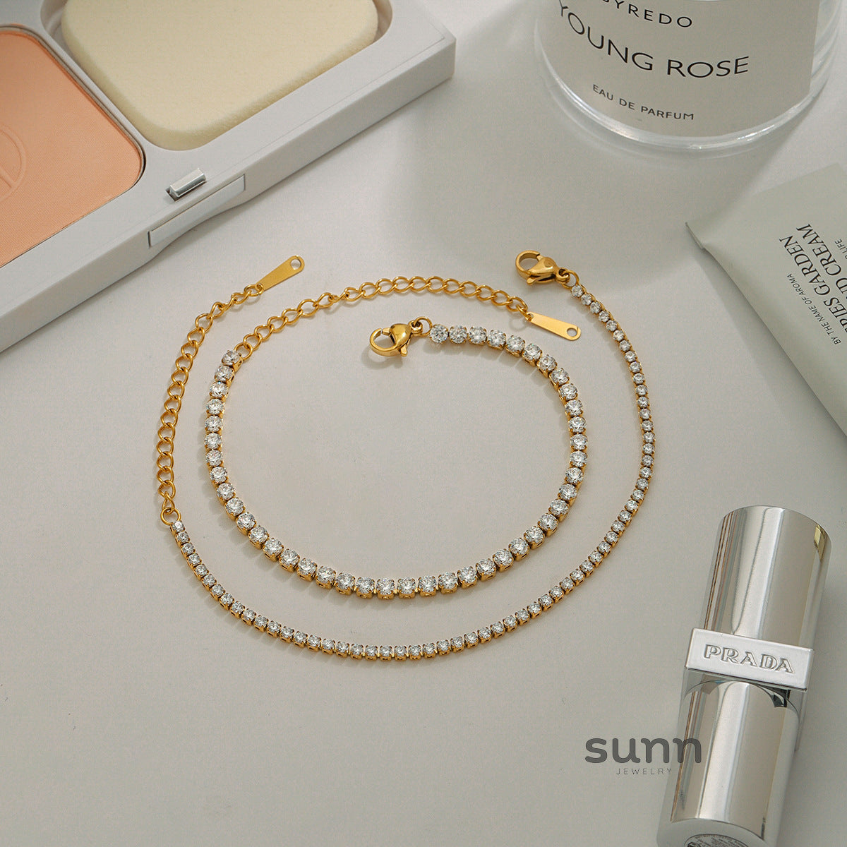 Ayaat Zircon Stacked Bracelets [RTASKB3M]