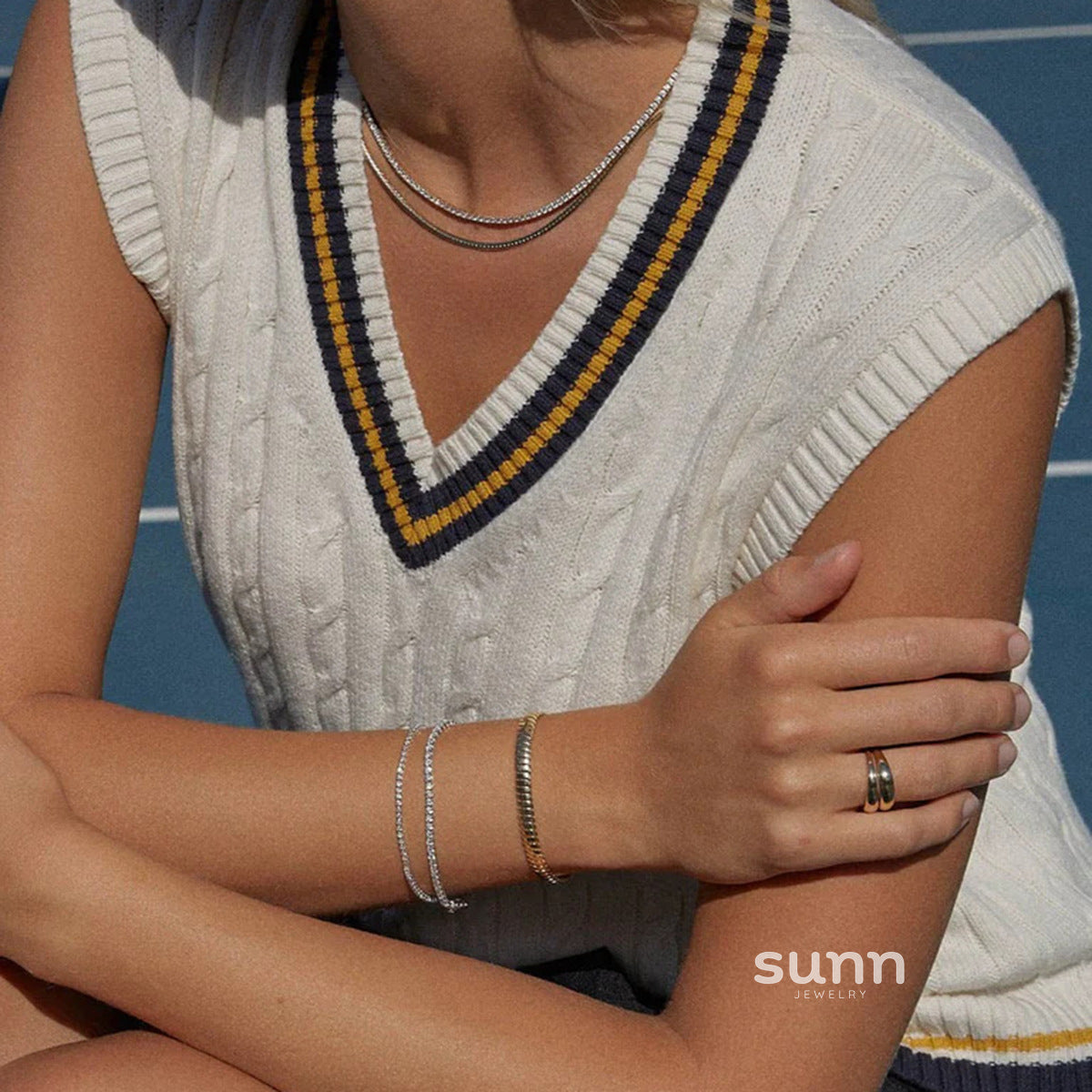 Ayaat Zircon Stacked Bracelets [KFZIJFJI]