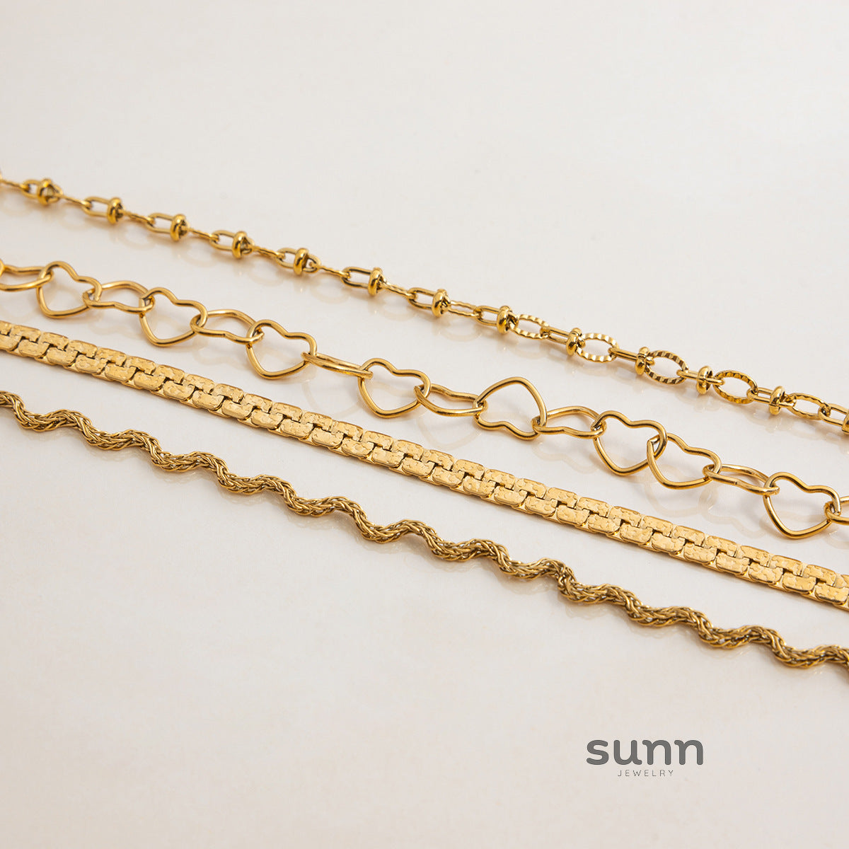 Ayah Layered Charm Bracelets [ASVHEBED]