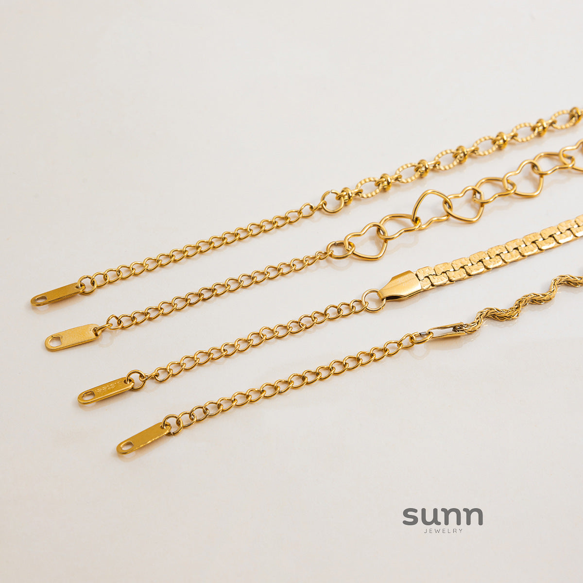 Ayah Layered Charm Bracelets [516PVY3B]
