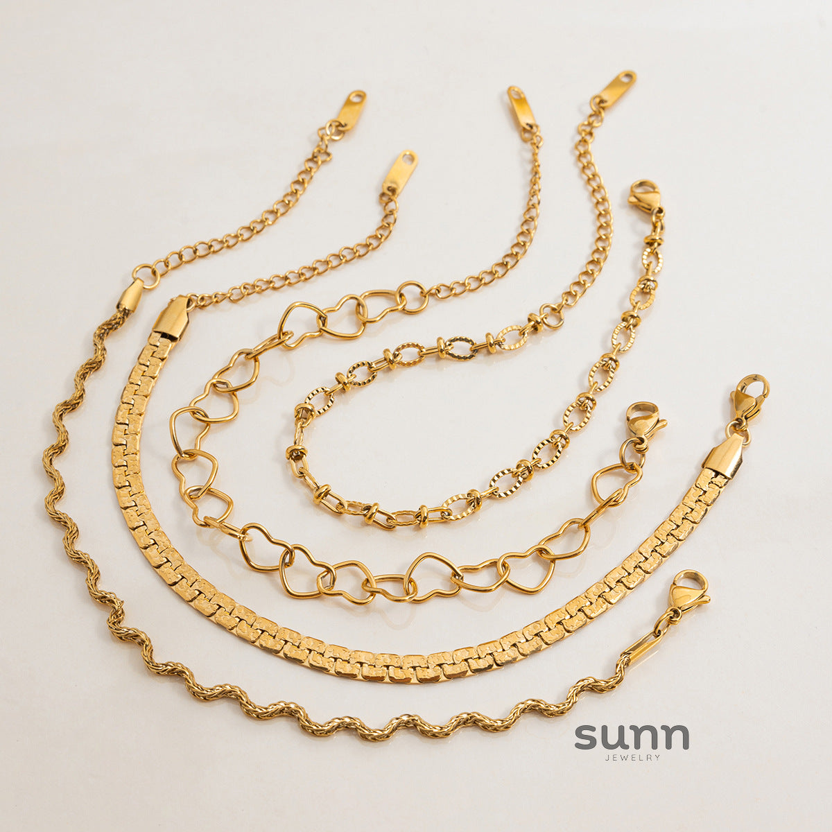 Ayah Layered Charm Bracelets [45RTQM58]