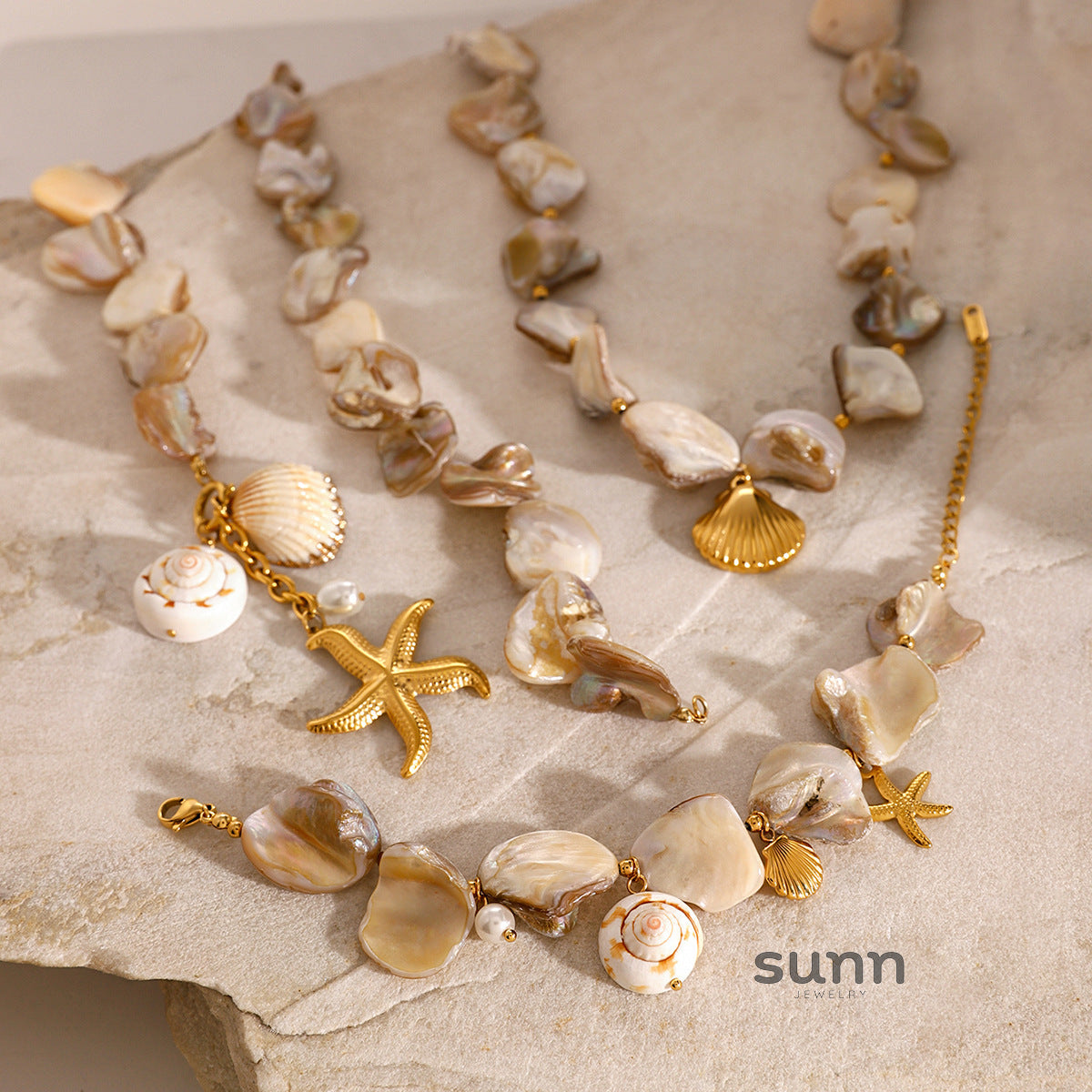 Ayan Ocean Shell Necklace [4NZ36PBM]