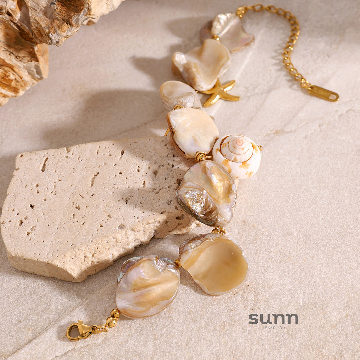 Ayan Ocean Shell Necklace [652NPZ6O]