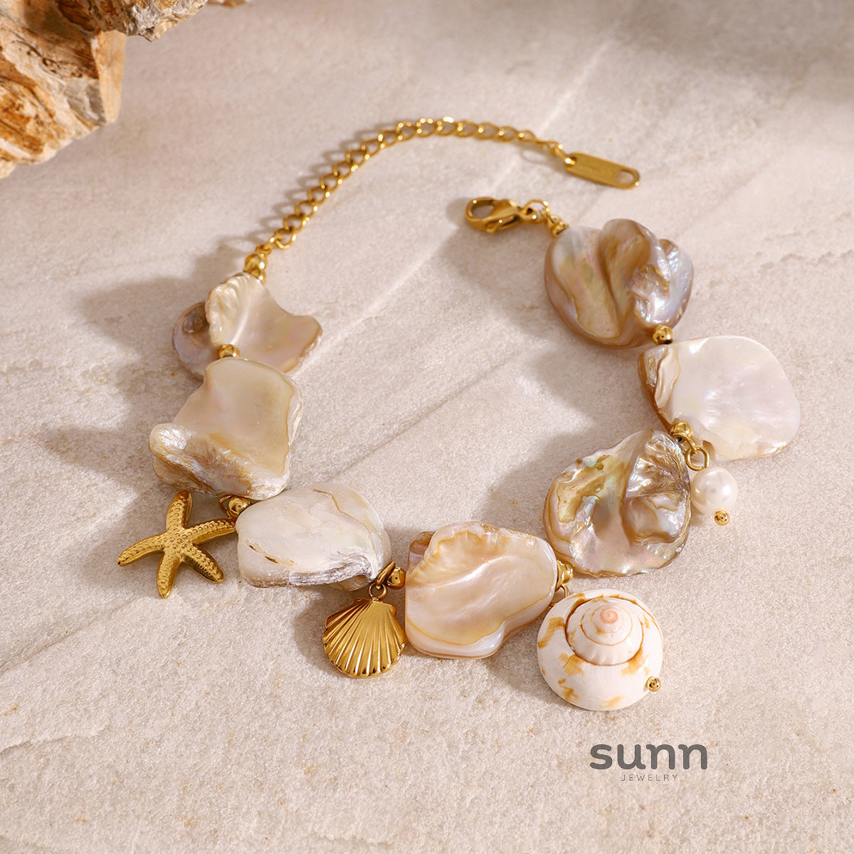 Ayan Ocean Shell Necklace [JM23GTK5]