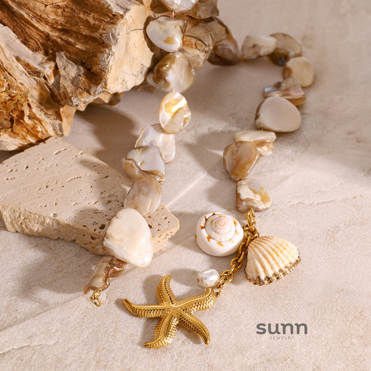 Ayan Ocean Shell Necklace [55FRW7UK]