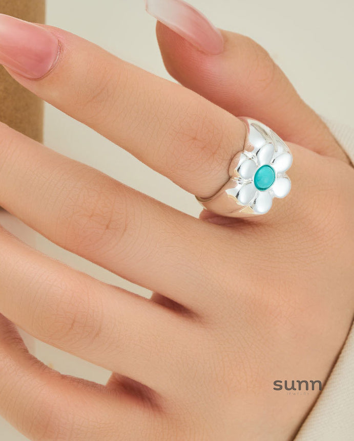 Ayana Bloom Open Ring [6QW9RRZL]