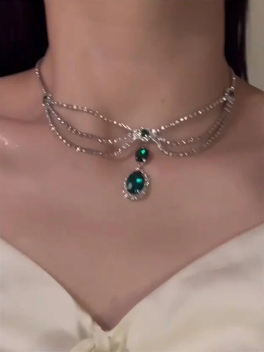Ayana Emerald Zirconia Necklace