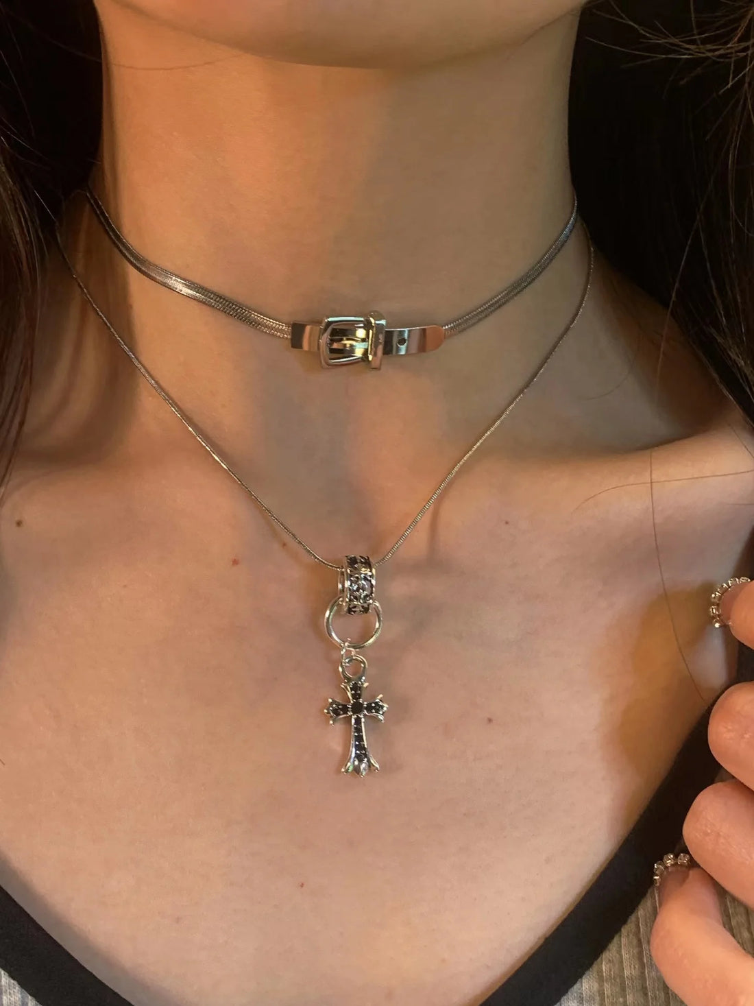 Ayda Layered Charm Necklace