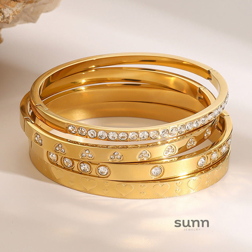 Ayda Zircon Buckle Bracelet [OTAX0XHJ]