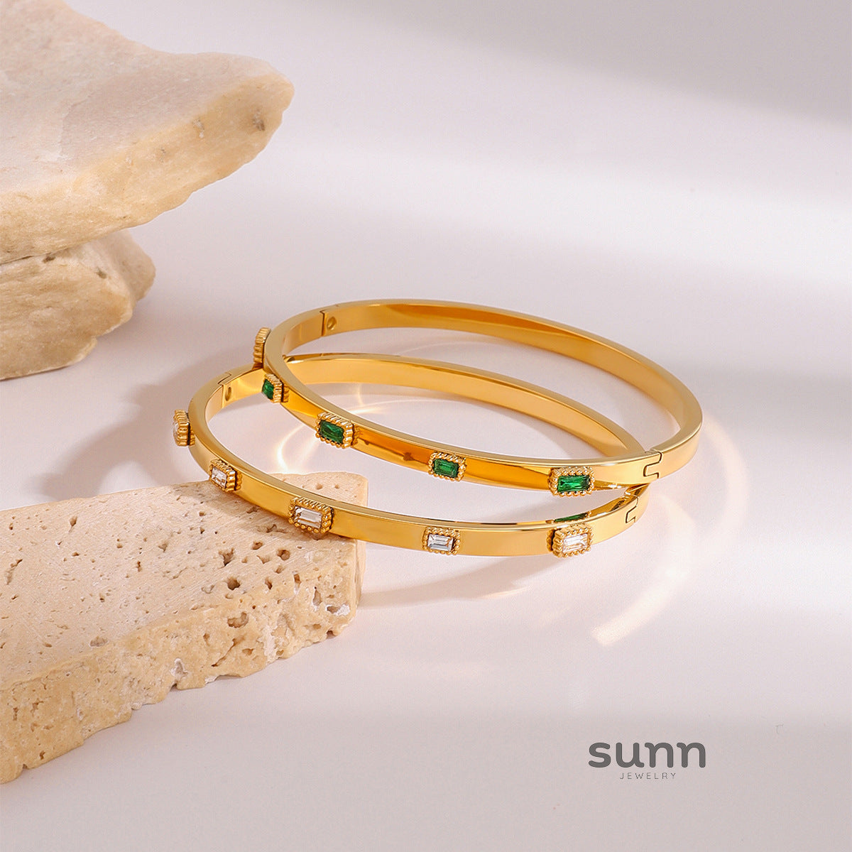 Ayda Zircon Buckle Bracelet [Z40KUX18]