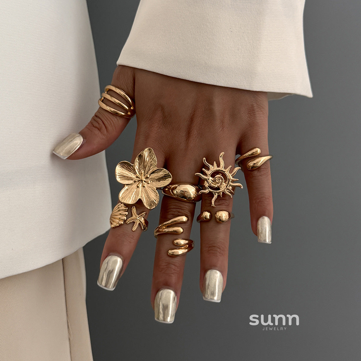 Ayelet Pearl Shell Ring [C5VADSZ7]
