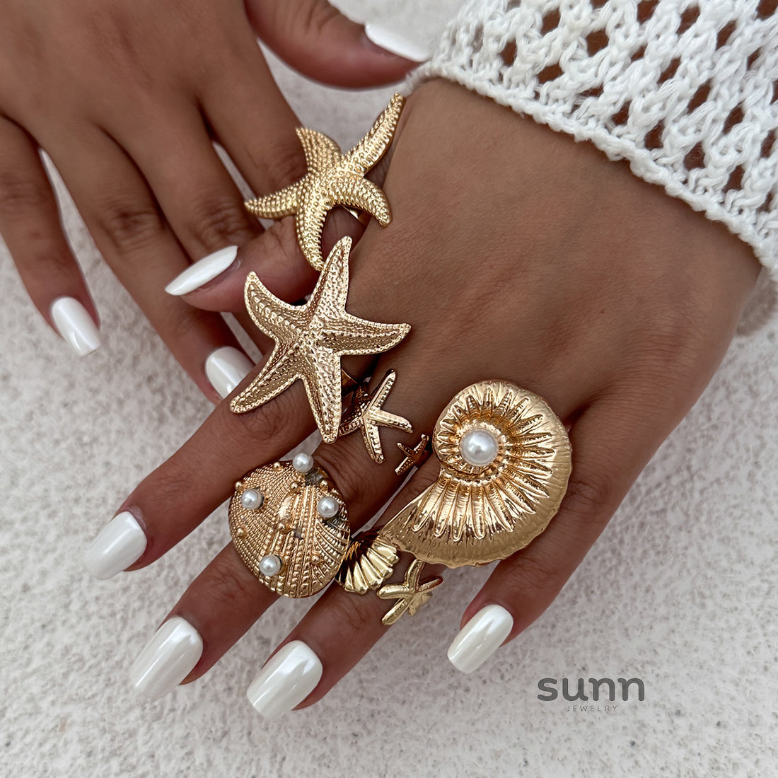 Ayelet Pearl Shell Ring [48L4JJCJ]