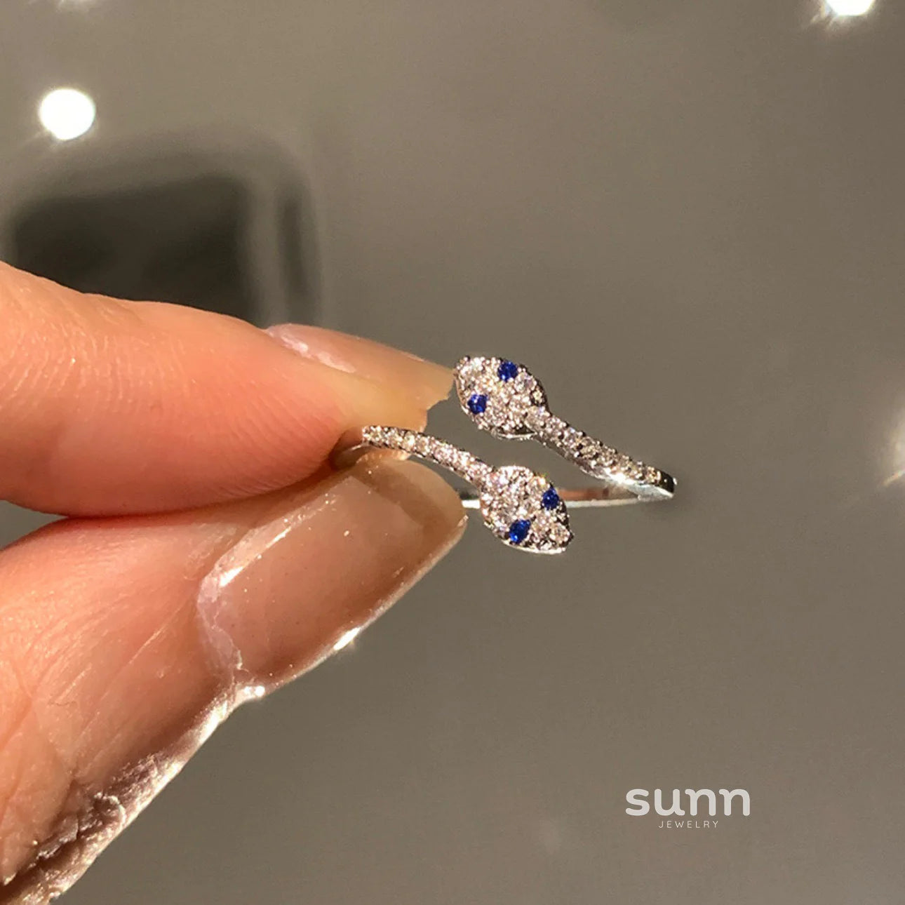 Aylani Double Serpent Ring