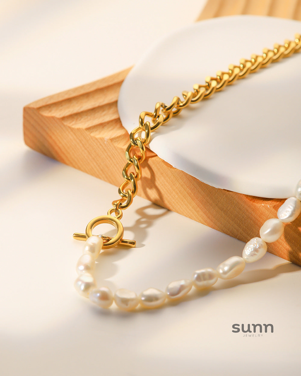 Aylee Pearl Pendant Necklace [QSVFEFGB]