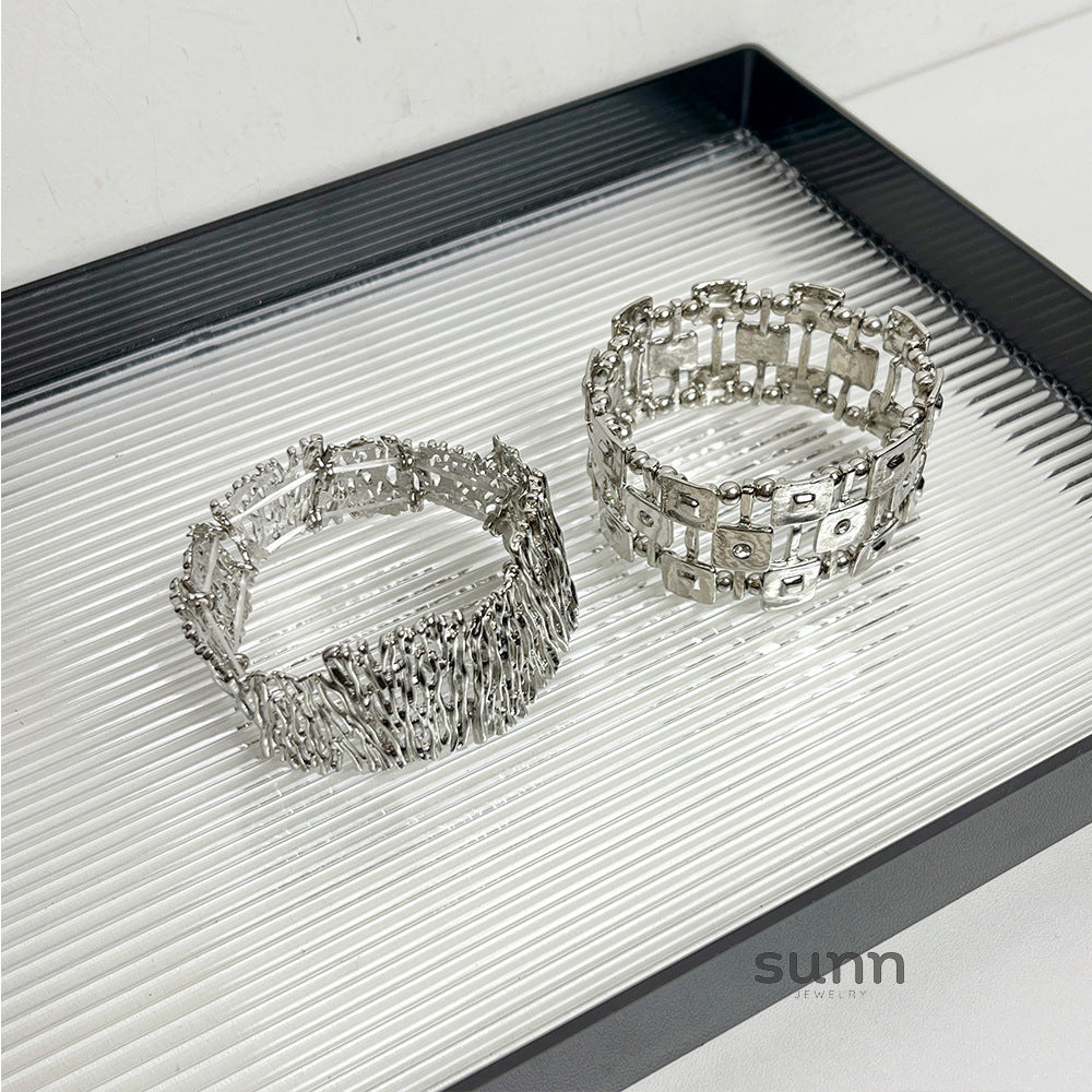 Ayonna Geometric Crystal Cuff