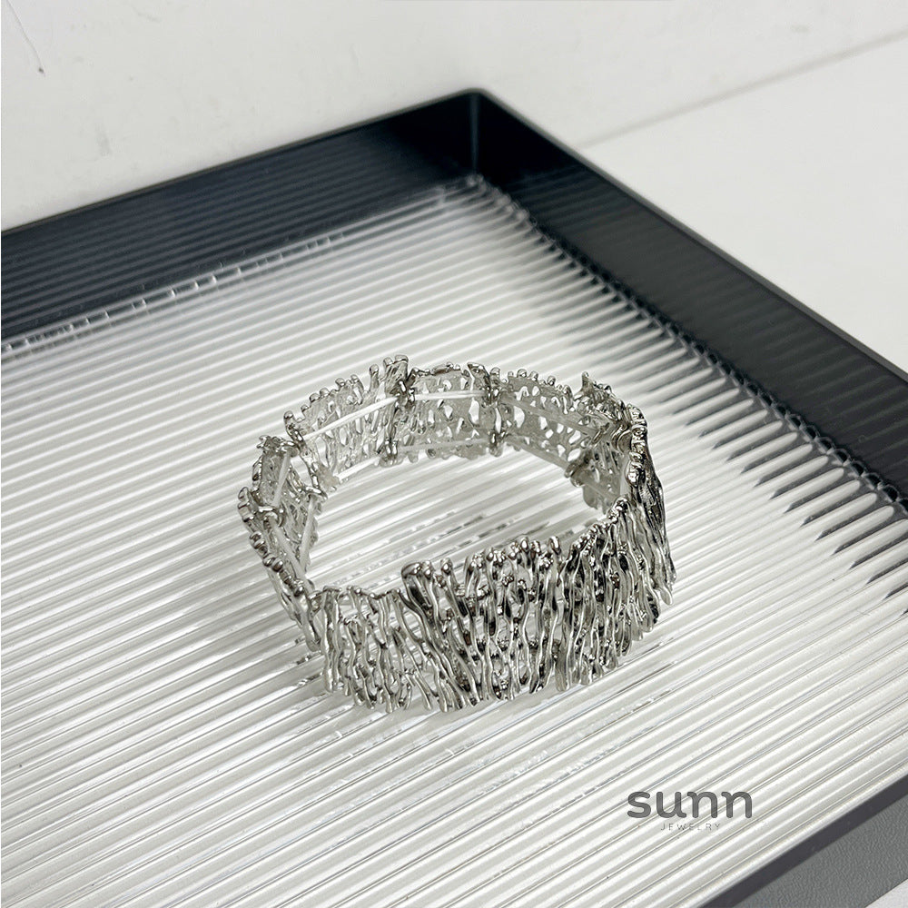 Ayonna Geometric Crystal Cuff