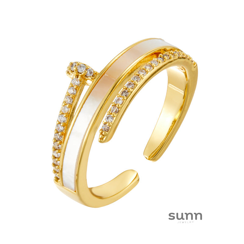 Ayven Shell Spike Open Ring [AHWRZ2PV]