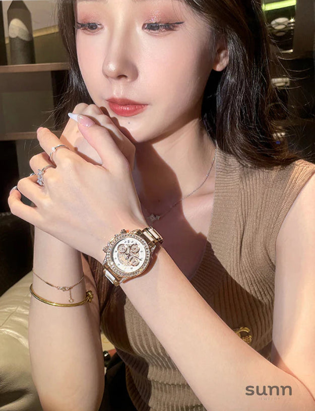 Azalea Ceramic Diamond Watch