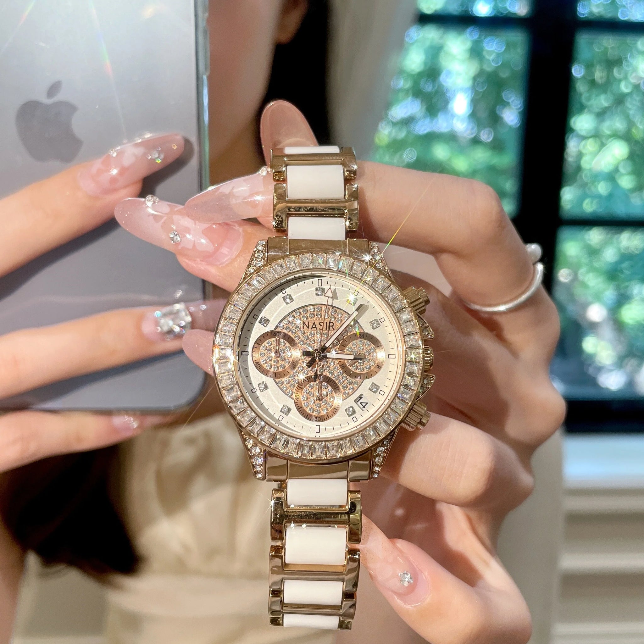 Azalea Ceramic Diamond Watch