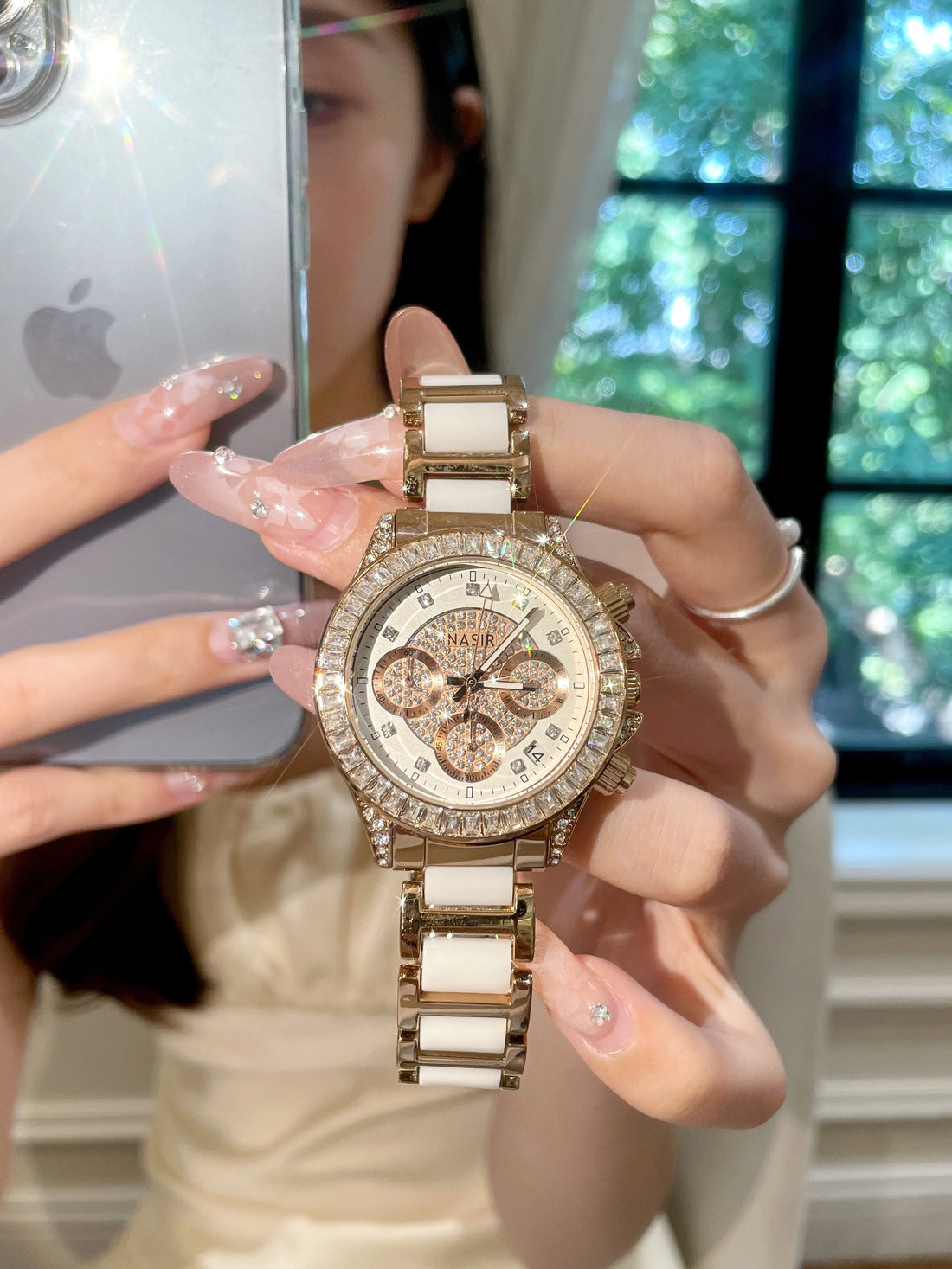 Azalea Ceramic Diamond Watch