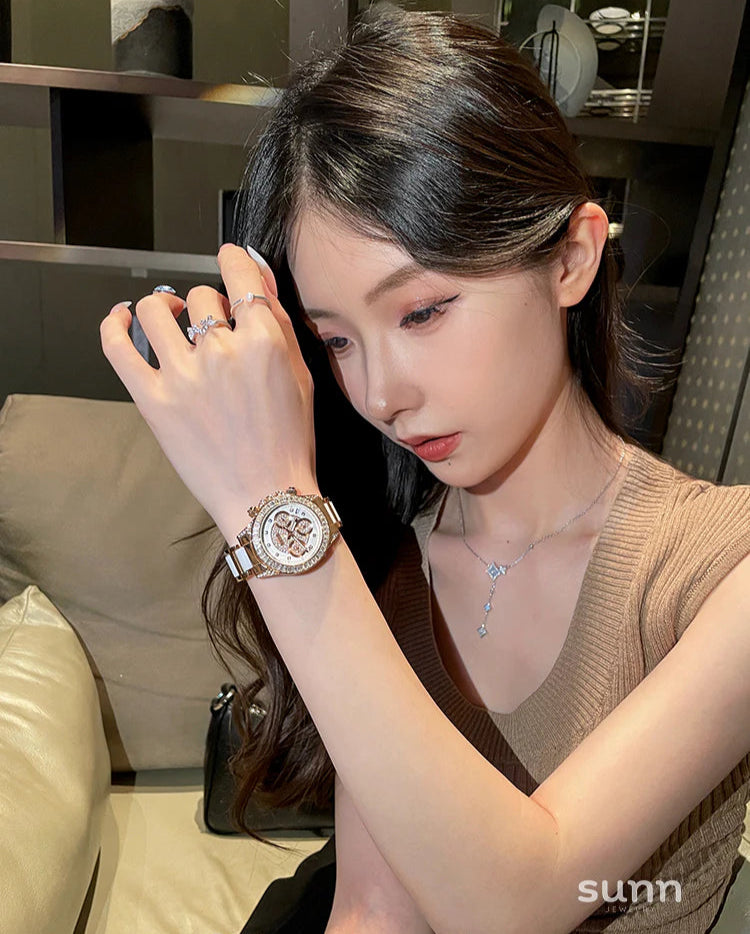 Azalea Ceramic Diamond Watch