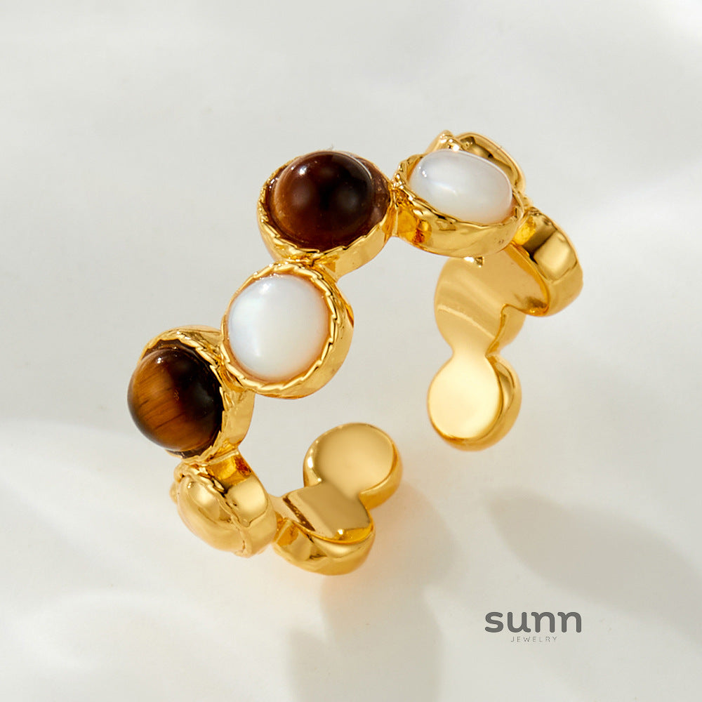 Azara Geometric Open Ring [RCIW4V6O]