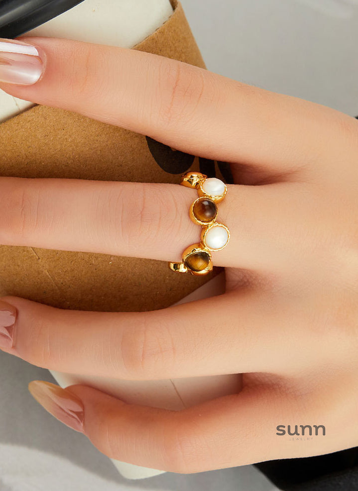 Azara Geometric Open Ring [NB8UK1CH]