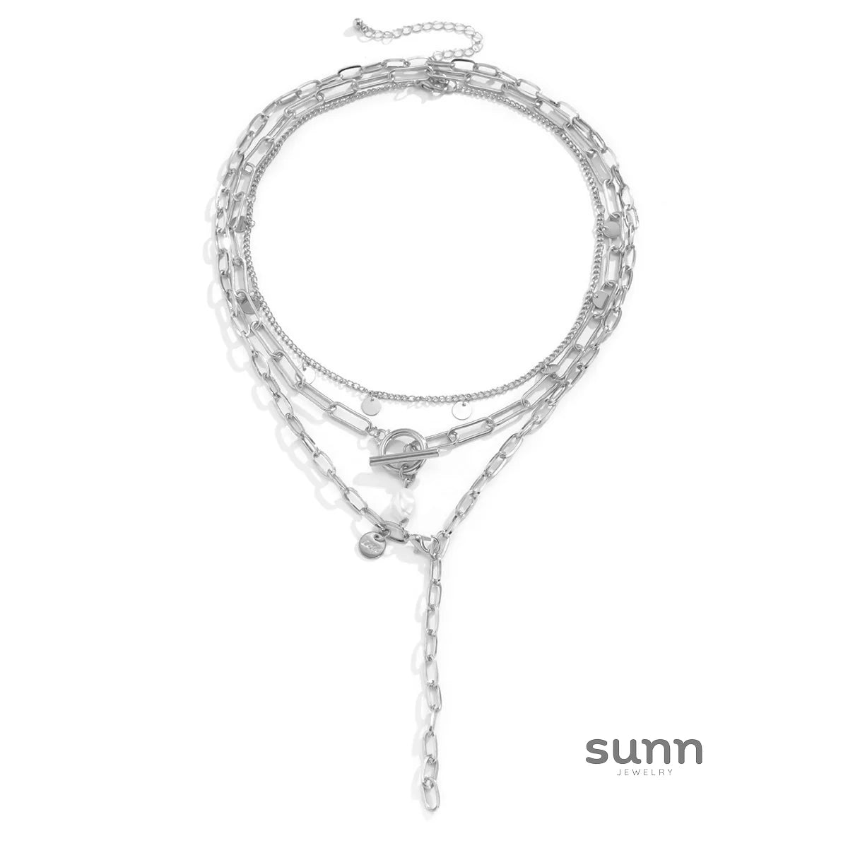 Azara Gold Layered Pendant Necklace