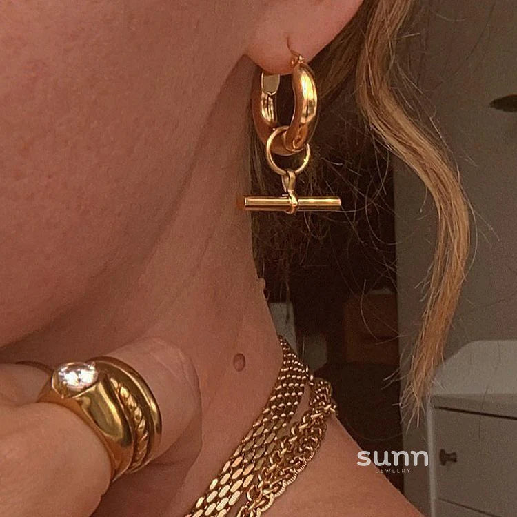 Azari Detachable Geometric Earrings